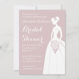 Dusty Pink Theme Einladung