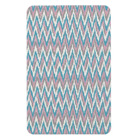 Dusty Pink und Blue iKat Magnet (Vertikal)