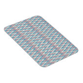 Dusty Pink und Blue iKat Magnet (Rechte Seite)