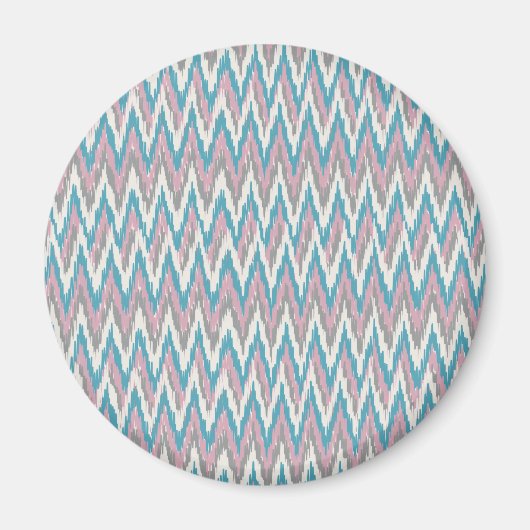 Dusty Pink und Blue iKat Magnet (Vorne)