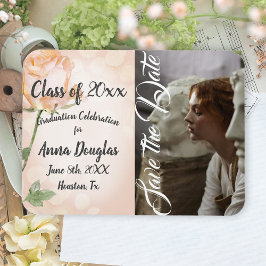 Dusty Pink Vintag Boho Rose Ankündigung Magnet