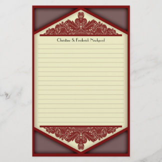 Dusty Pink Vintage, Schreibwaren Briefpapier