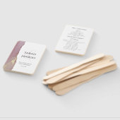 Dusty Pink Viva Magenta Elegantes Hochzeitsprogram Fächer (Non-assembled)