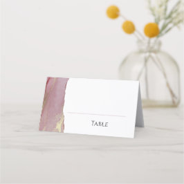 Dusty Pink Viva Magenta Wedding Platzkarte