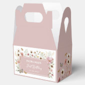 Dusty Pink Wildblume Garden Tee Party Geburtstag Geschenkschachtel (Geöffnet)