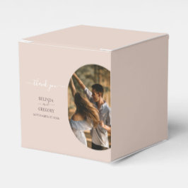 Dusty Pink Wir machen Minimalistische Hochzeit mit Geschenkschachtel