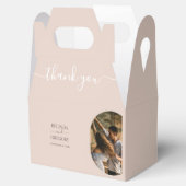 Dusty Pink Wir machen Minimalistische Hochzeit mit Geschenkschachtel (Geöffnet)