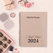 Dusty Pink wöchentlich Monthly Business Planner Planer