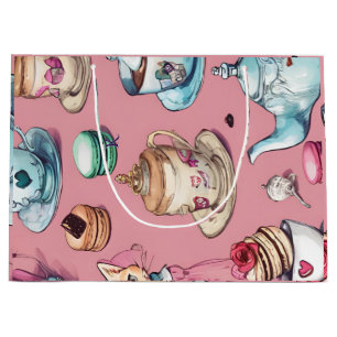 Dusty Pink Wonderland Inspiriert, originelles Desi Große Geschenktüte