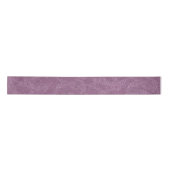Dusty Plum Lila Wedding Botanical Satinband (Vorderseite)