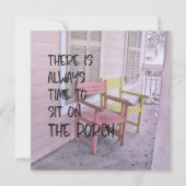 DUSTY PORCHES RESET 5.25 x 5.25 Karte (Vorderseite)