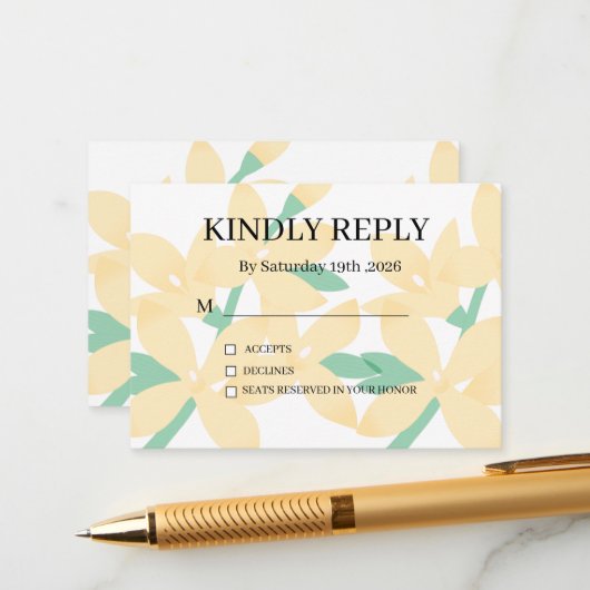 Dusty Purple Silver Gray Floral Rustic RSVP Card Begleitkarte (Vorderseite/Rückseite Beispiel)