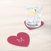 Dusty Red Paper Untersetzer (Vor Ort)