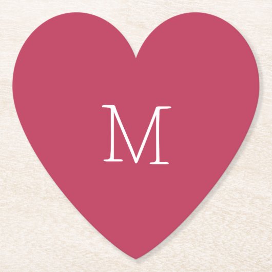 Dusty Red Paper Untersetzer (Vorderseite)