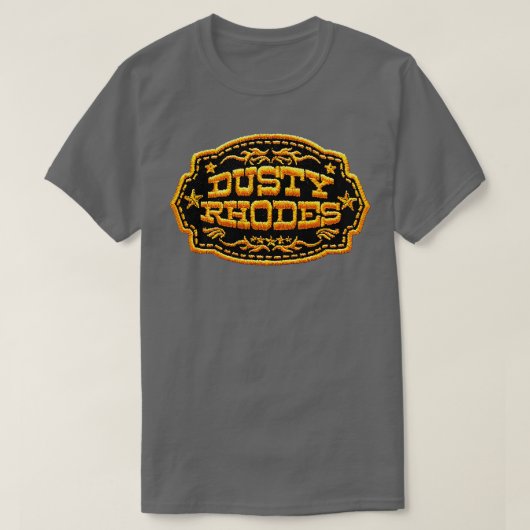 Dusty Rhodes Patch T-Shirt (Design vorne)
