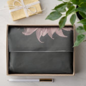 Dusty rosa Moody florals Frauenportrait Seidenpapier (Geschenk)