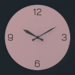 Dusty Rose B48E92 Color - Option zum Hinzufügen vo Große Wanduhr<br><div class="desc">Fügen Sie einen Namen, Initialen oder Text hinzu, oder behielt Sie die Farbe alleine. Farbkoordinaten mit anderen Elementen des Ladens basierend auf dem Namen und dem HEX-Code (sechsstellige Hex-Triole). Verwenden Sie diesen Code, um andere Elemente zu mischen, zu ergänzen und anzupassen, um diese zu ergänzen oder um anderen Auflistungen hinzuzufügen....</div>