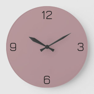 Dusty Rose B48E92 Color - Option zum Hinzufügen vo Große Wanduhr