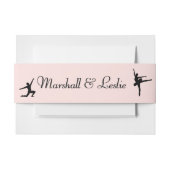 Dusty Rose Ballet Einladungsbanderole (Vorderseite Beispiel)