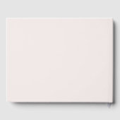 Dusty Rose & Blush Gästebuch (Rückseite)