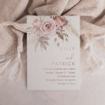 Dusty Rose & Blush Wedding Real Rose Gold Folieneinladung<br><div class="desc">Dusty Rose & Blush Wedding Real Rose Gold Einladung Dusty Rose Weitere Einladungen in unserem Nest und Nest Store</div>