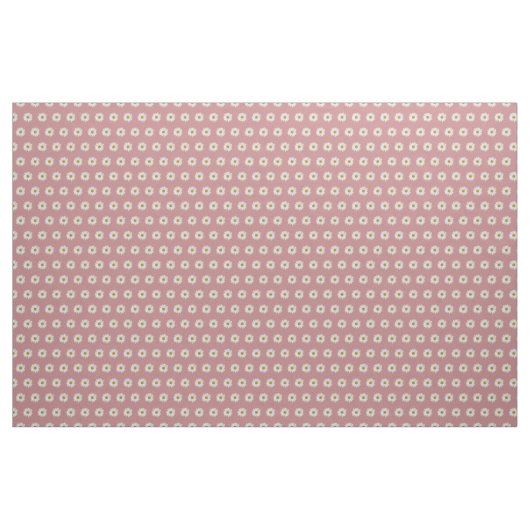 Dusty Rose Bohemisch Daisy Pattern Stoff (Yard (91,4 cm))