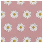 Dusty Rose Bohemisch Daisy Pattern Stoff (Nahaufnahme)