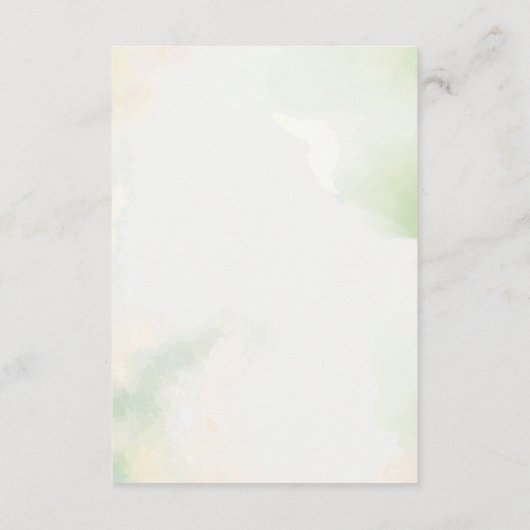 Dusty Rose Boho Wedding Enclosure Details Card Begleitkarte (Rückseite)