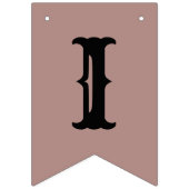 Dusty Rose Bride's Last Ride Bachelorette Weekend Wimpelkette (Dritte Fahne)