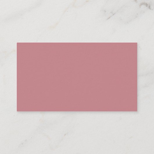 Dusty Rose Burgundy Wedding Table Platzkarte (Rückseite)