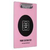 Dusty Rose Business Logos Pro+ clipboard Klemmbrett (Rechts)