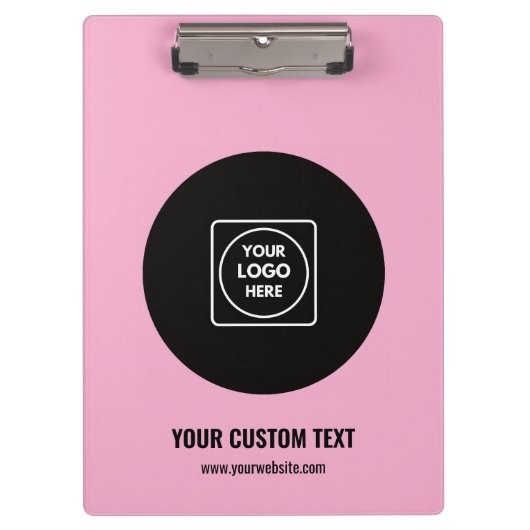 Dusty Rose Business Logos Pro+ clipboard Klemmbrett (Vorderseite)
