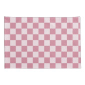 Dusty rose checkerboard pattern kissenbezug (Rückseite-Rechts)