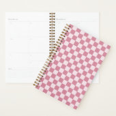 Dusty rose checkerboard pattern planer (Anzeige)
