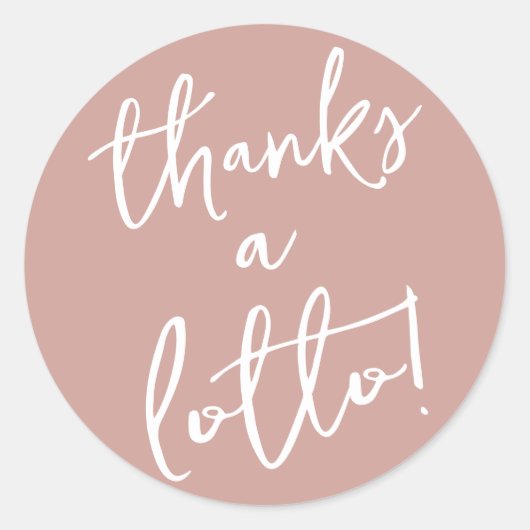 Dusty Rose Dank Lotto Sticker (Vorderseite)