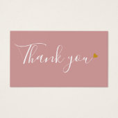 Dusty Rose danke Ihnen für die Rabattkarte (Vorderseite)