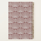 Dusty Rose | Deco Fans Personalized Notebook Notizblock (Rückseite)
