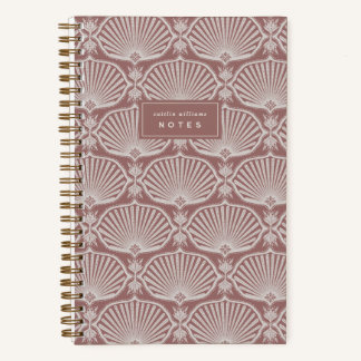 Dusty Rose | Deco Fans Personalized Notebook Notizblock