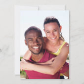 Dusty Rose Eucalyptus Greenerity Foto Wedding Einladung (Rückseite)