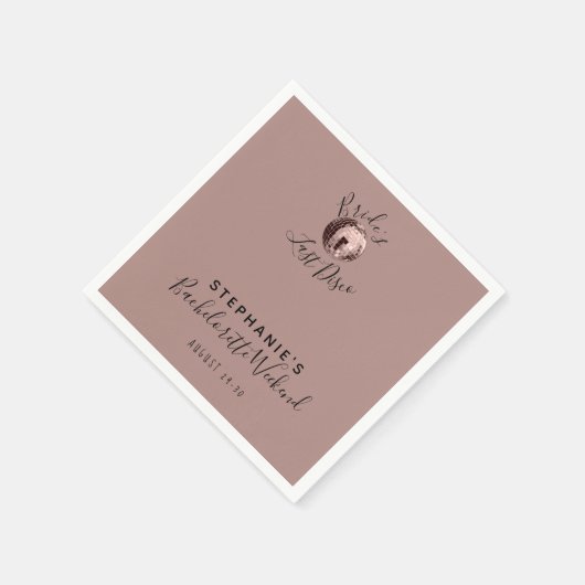 Dusty Rose Festival Moon and Stars Serviette (Ecke)