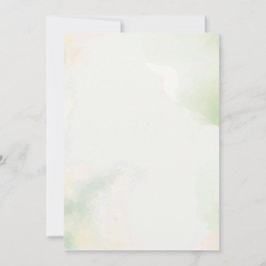 Dusty Rose Floral Boho Save the Date Card (Rückseite)