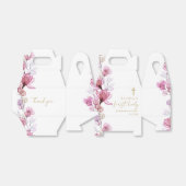 Dusty Rose Floral First Heilige Kommune Geschenkschachtel (Ungefaltet)
