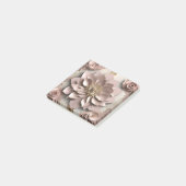 Dusty Rose Floral - Hinweise Post-it Klebezettel (angewinkelt)