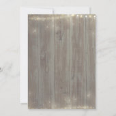 Dusty Rose Floral Mason Jar Rustikaler Abschluss Einladung (Rückseite)