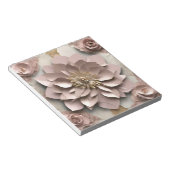 Dusty Rose Floral - Notepad Notizblock (angewinkelt)