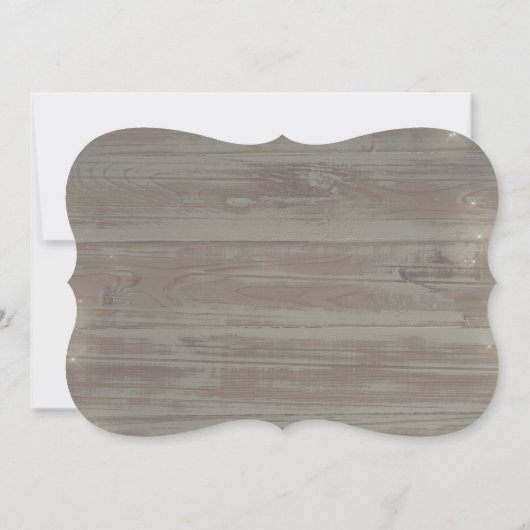 Dusty Rose floral rustikal werden Sie meine Brautj Einladung (Rückseite)