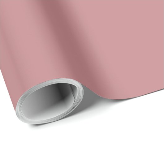 Dusty Rose Geschenkpapier (Rolleneckpunkt)