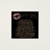 Dusty Rose Glitzer Lips 2 - Anwenden (Vorderseite)