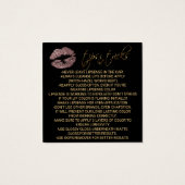 Dusty Rose Glitzer Lips 2 - Anwenden (Rückseite)