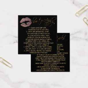 Dusty Rose Glitzer Lips 2 - Anwenden